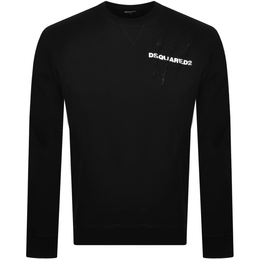 【送料&関税込】Dsquared2 Crew Neck Sweatshirt DSQUARED2 Crew Neck Sweatshirt Black | Mainline Menswear